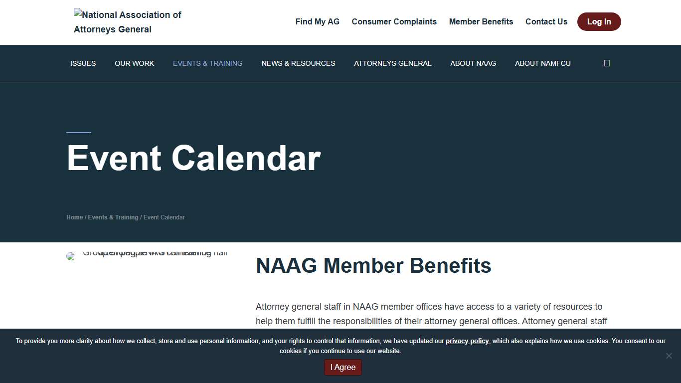 Event Calendar - National Association of Attorneys General